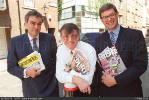 When we were fab: Miller, Arculus and Miller in 1996 (Source:UPPA/Photoshot Photo UDW 011619/A-11 04.06.1996)
