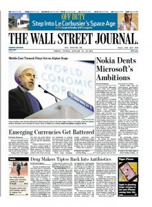 WSJ: more news less business