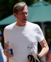 Doepfner relaxing at Sun Valley in 2013 while the Washington Post was being sold right under his nose